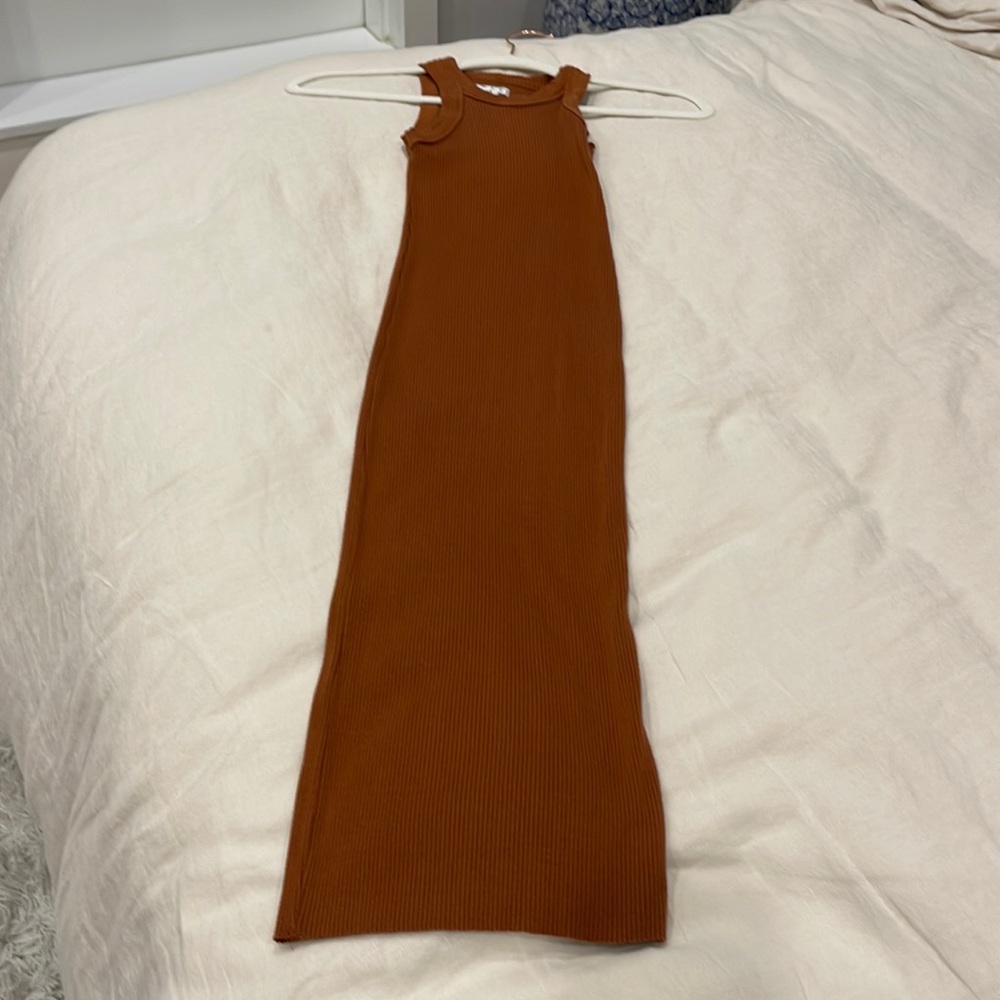Wesley MIDI Rivington Tank in Brown/Copper